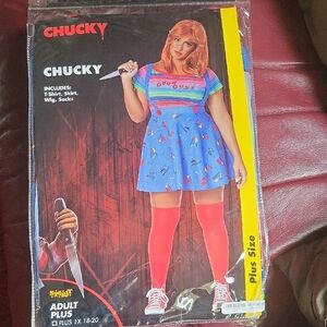 Spirit Chucky Costume - Blue and Red